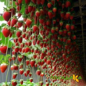 Клубника ампельная Анастасия купить по цене от 370р. в интернет-магазине «Посадика» с доставкой почтой в в Котельниче и по всей России – [изображение №1].